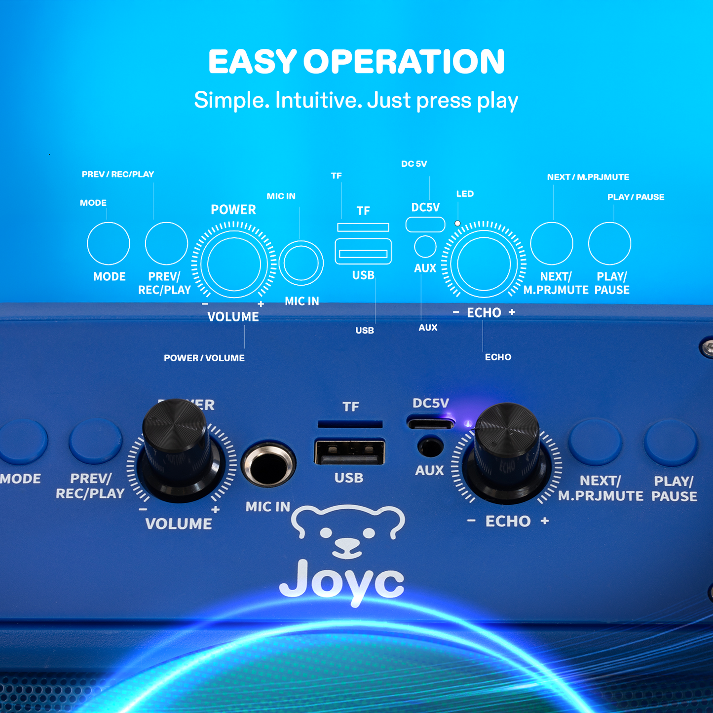 JOYC Mic Drop Karaoke Machine