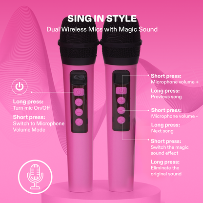 JOYC Mic Drop Karaoke Machine